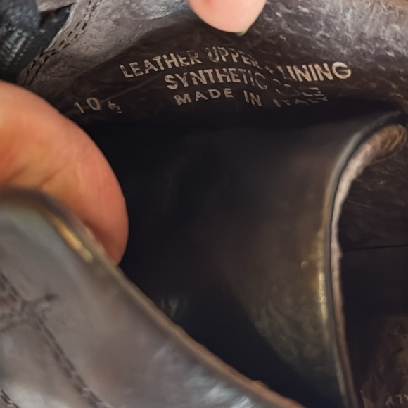 TOSI Italian Black Leather Men’s Size 10 - Picture 9 of 9